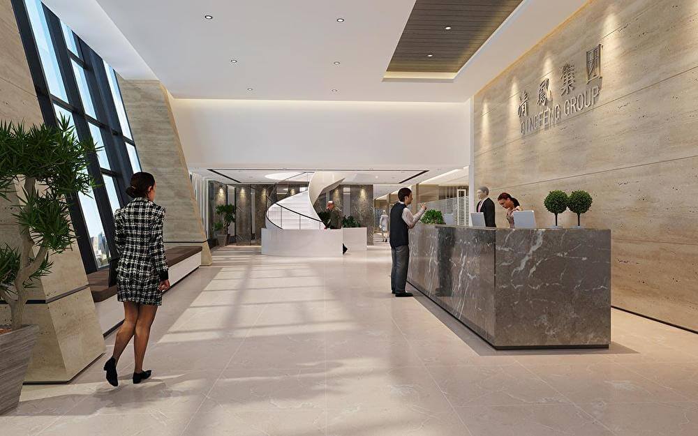 靜安晶品大廈辦公室設計裝潢圖1000平-第2張圖片-上海古都建筑設計集團 靜安晶品大廈辦公室設計裝潢圖1000平-第2張圖片-上海古都建筑設計集團