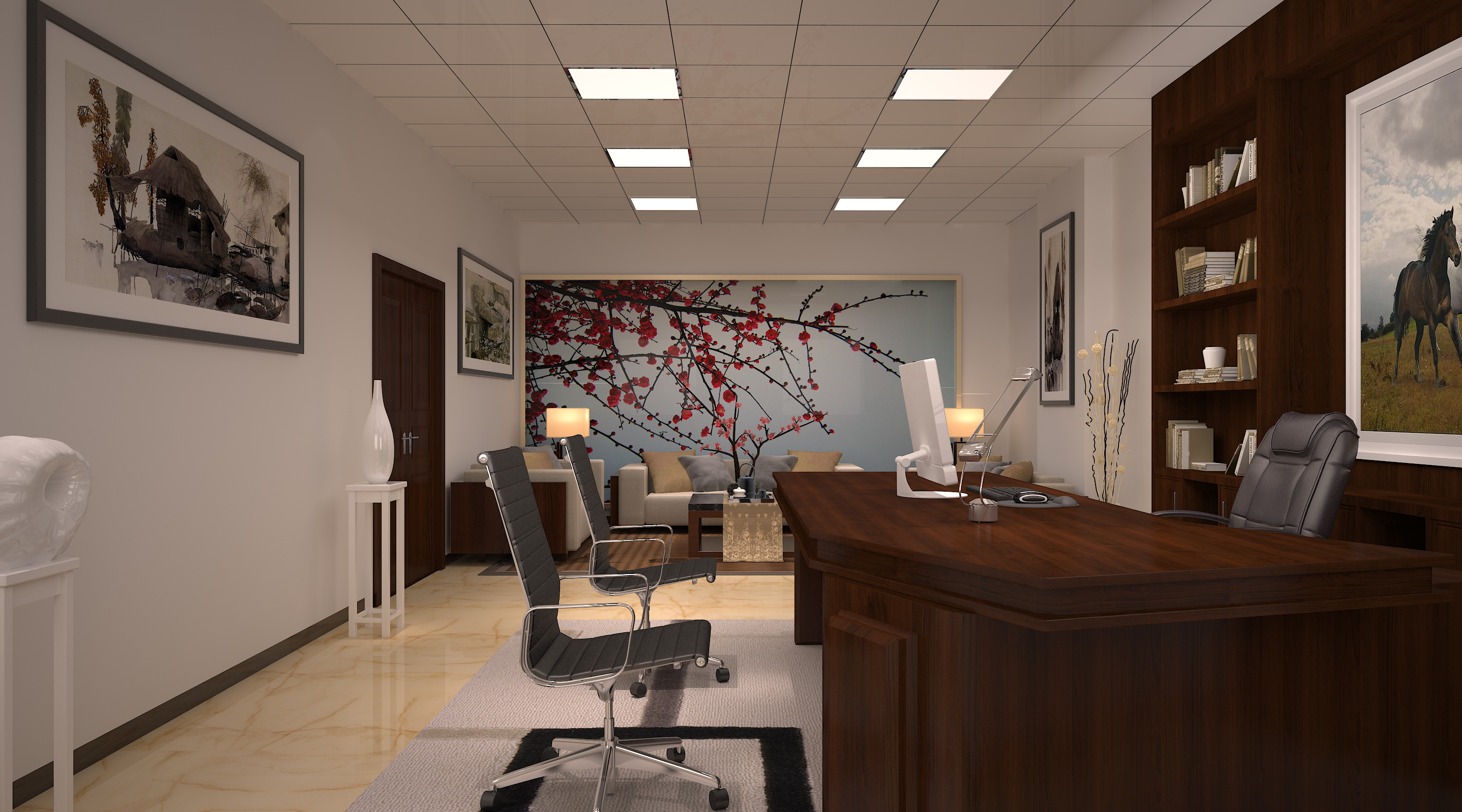 嘉定區(qū)辦公室裝修寫(xiě)字樓裝修設(shè)計(jì)-第3張圖片-上海古都建筑設(shè)計(jì)集團(tuán)