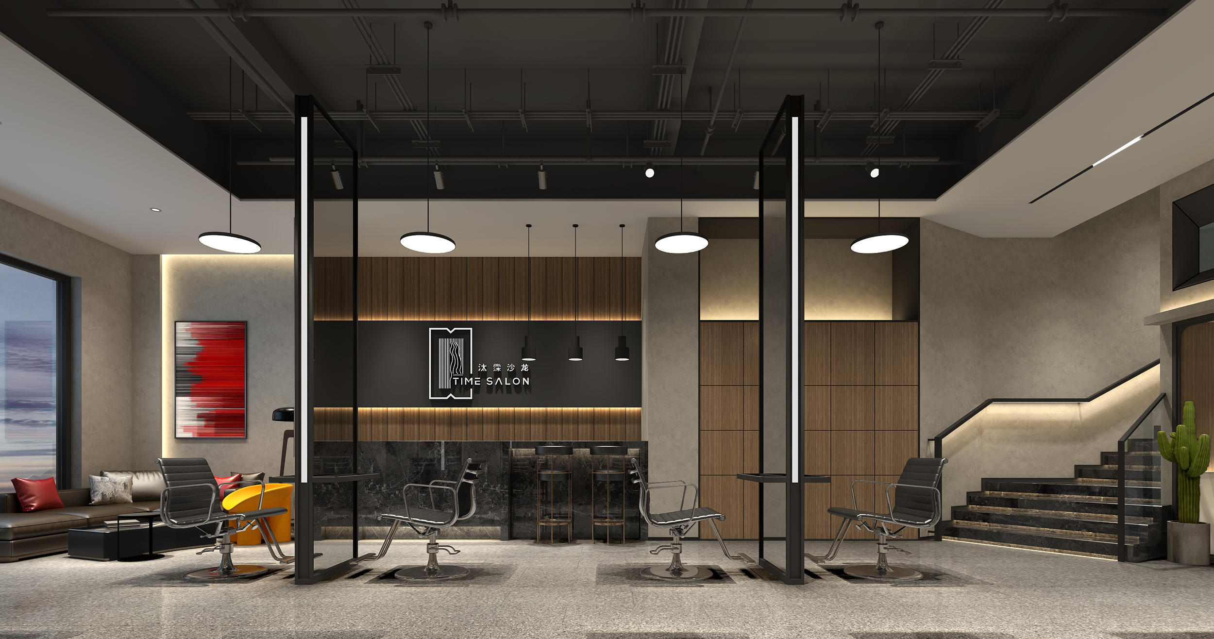 金山區(qū)辦公室裝修理發(fā)店裝修設(shè)計-第2張圖片-上海古都建筑設(shè)計集團(tuán) 金山區(qū)辦公室裝修理發(fā)店裝修設(shè)計-第2張圖片-上海古都建筑設(shè)計集團(tuán)