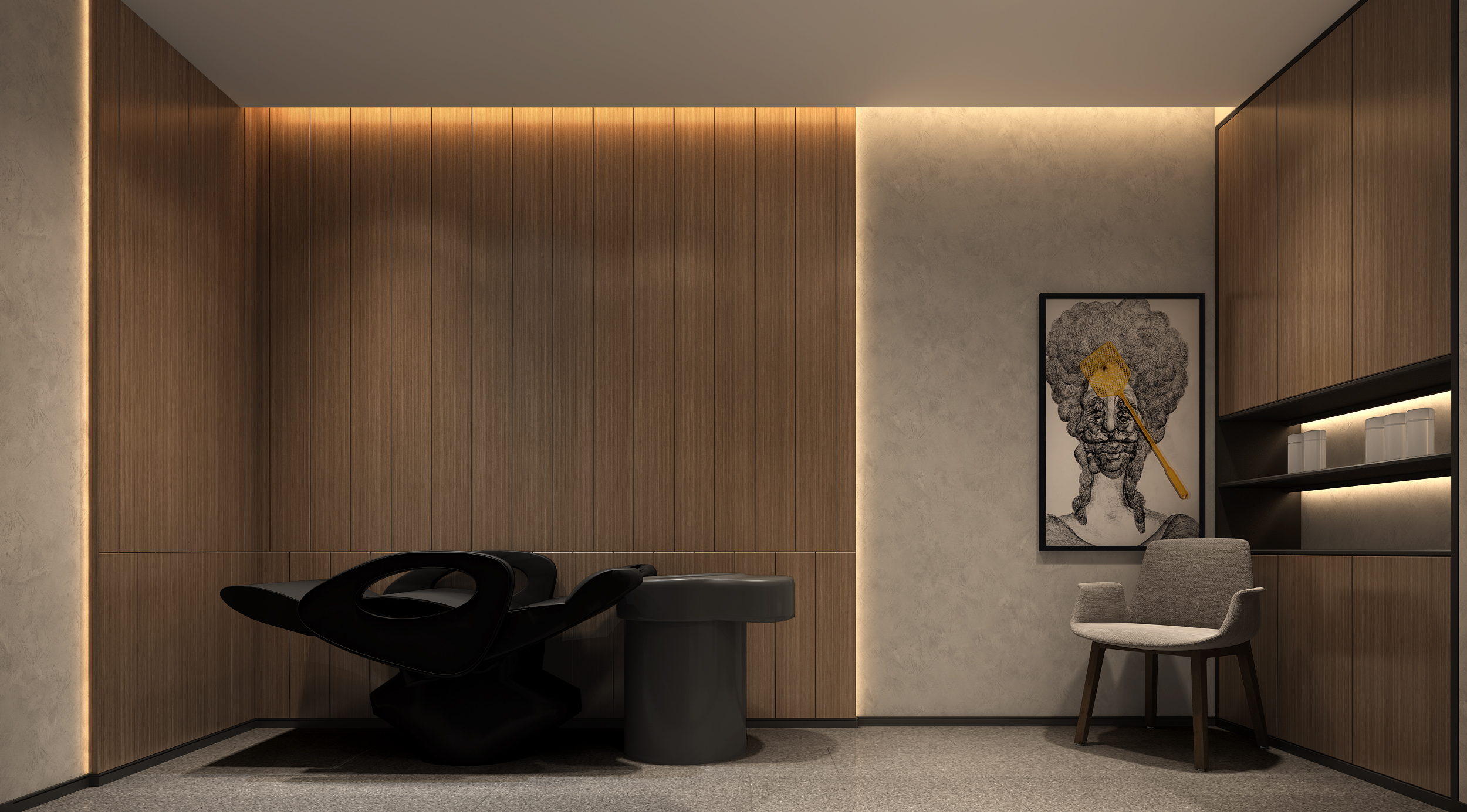 金山區(qū)辦公室裝修理發(fā)店裝修設(shè)計-第4張圖片-上海古都建筑設(shè)計集團(tuán) 金山區(qū)辦公室裝修理發(fā)店裝修設(shè)計-第4張圖片-上海古都建筑設(shè)計集團(tuán)