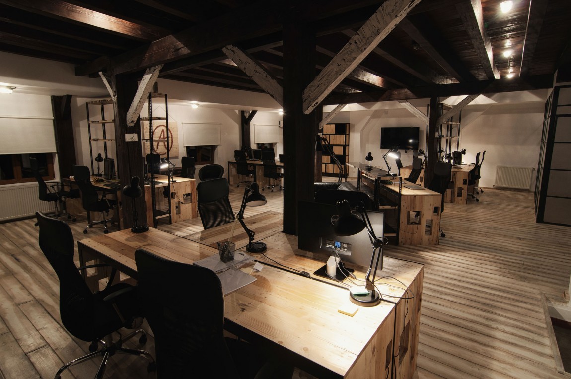 奉賢區(qū)原木辦公室裝修設(shè)計-第6張圖片-上海古都建筑設(shè)計集團(tuán)