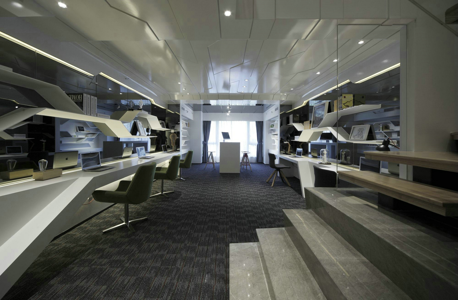 虹橋50平復(fù)式辦公室裝修設(shè)計-第2張圖片-上海古都建筑設(shè)計集團 虹橋50平復(fù)式辦公室裝修設(shè)計-第2張圖片-上海古都建筑設(shè)計集團