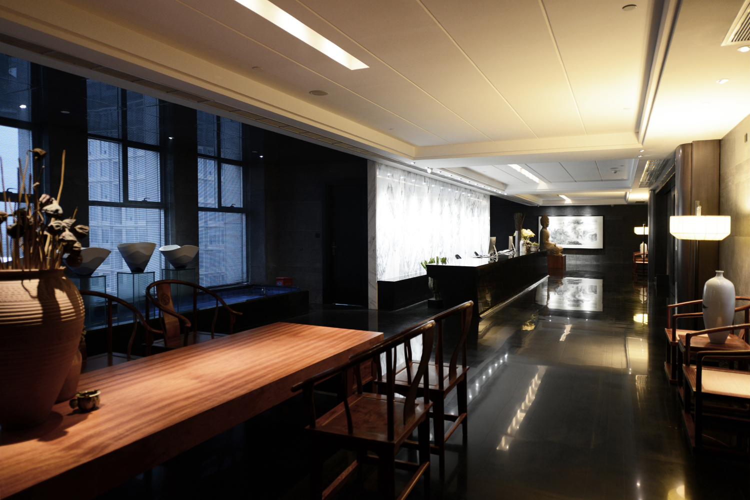 徐匯區(qū)儒雅風(fēng)格辦公室裝修設(shè)計(jì)-第3張圖片-上海古都建筑設(shè)計(jì)集團(tuán) 徐匯區(qū)儒雅風(fēng)格辦公室裝修設(shè)計(jì)-第3張圖片-上海古都建筑設(shè)計(jì)集團(tuán)