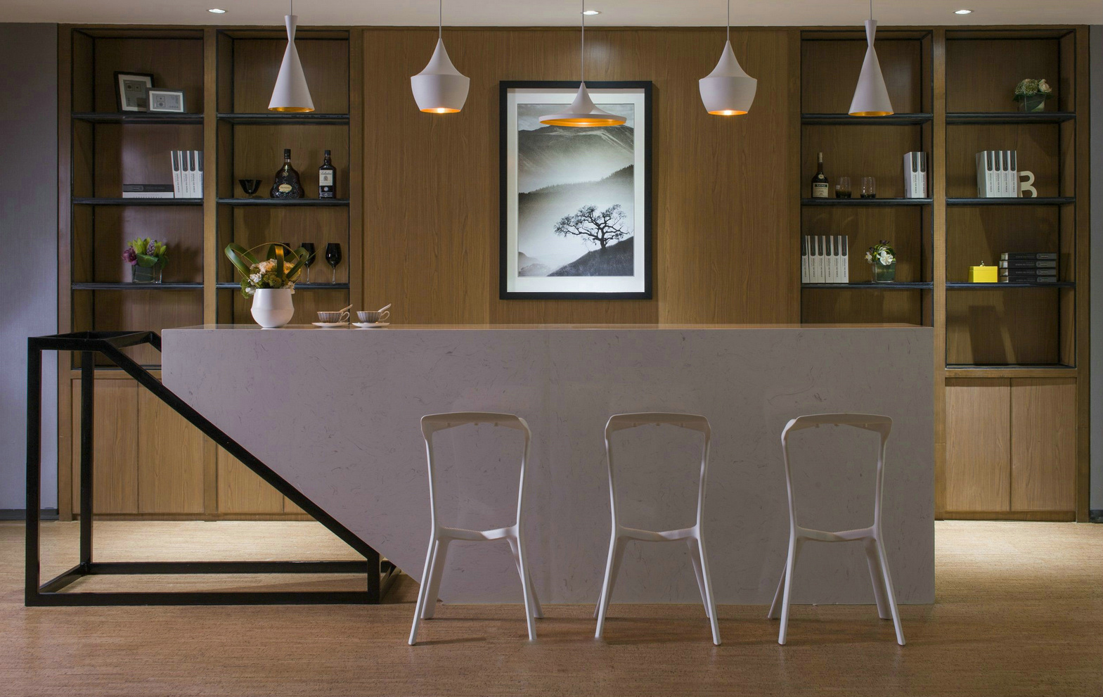 上?，F(xiàn)代時尚風格辦公室裝修設(shè)計-第8張圖片-上海古都建筑設(shè)計集團