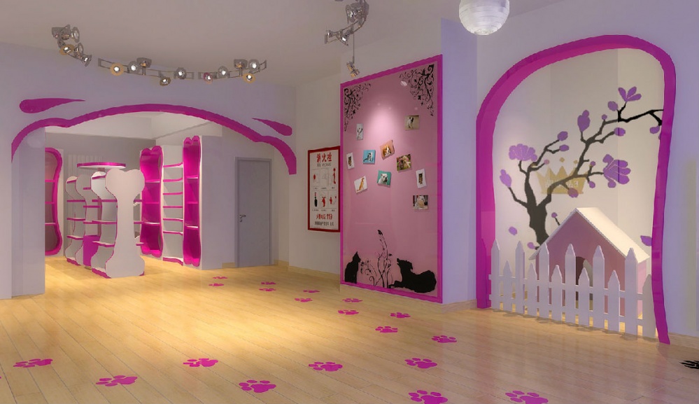 嘉定區(qū)粉色系寵物店裝修設(shè)計(jì)-第2張圖片-上海古都建筑設(shè)計(jì)集團(tuán) 嘉定區(qū)粉色系寵物店裝修設(shè)計(jì)-第2張圖片-上海古都建筑設(shè)計(jì)集團(tuán)
