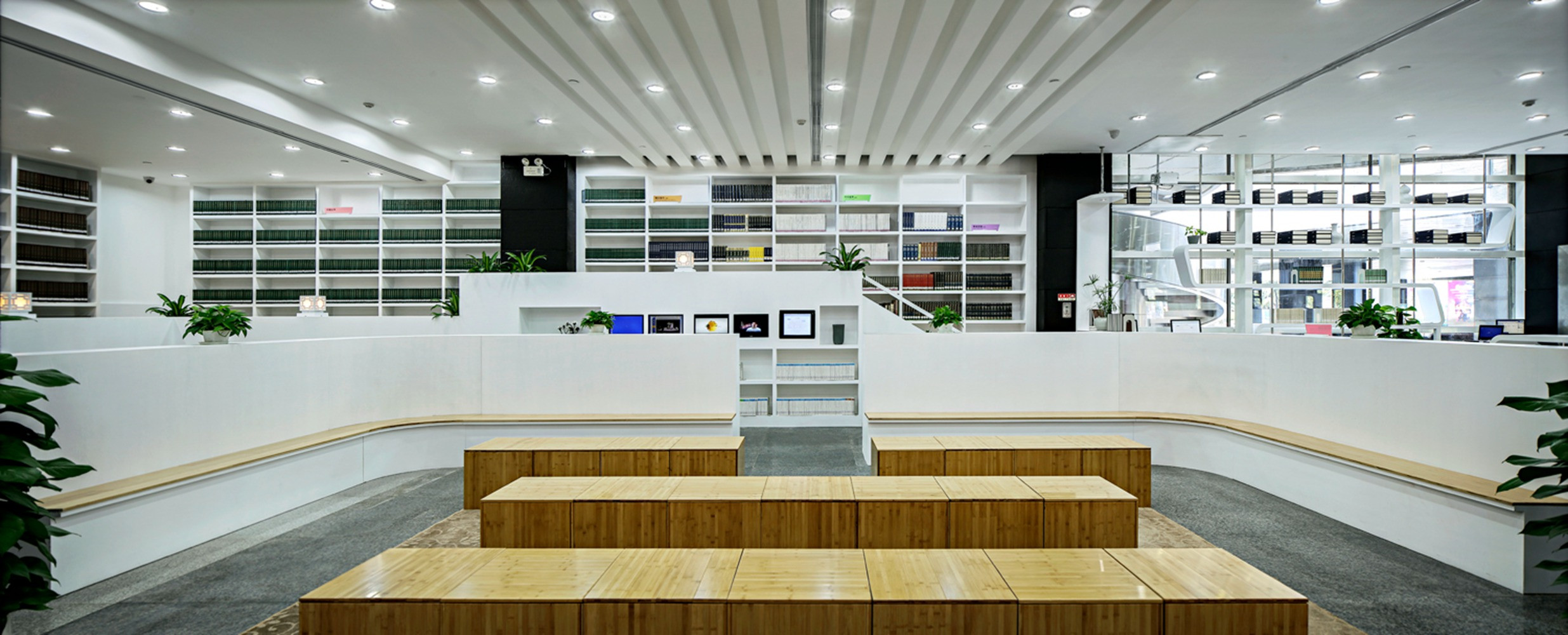 嘉定區(qū)簡(jiǎn)約風(fēng)格圖書(shū)館裝修設(shè)計(jì)-第3張圖片-上海古都建筑設(shè)計(jì)集團(tuán) 嘉定區(qū)簡(jiǎn)約風(fēng)格圖書(shū)館裝修設(shè)計(jì)-第3張圖片-上海古都建筑設(shè)計(jì)集團(tuán)