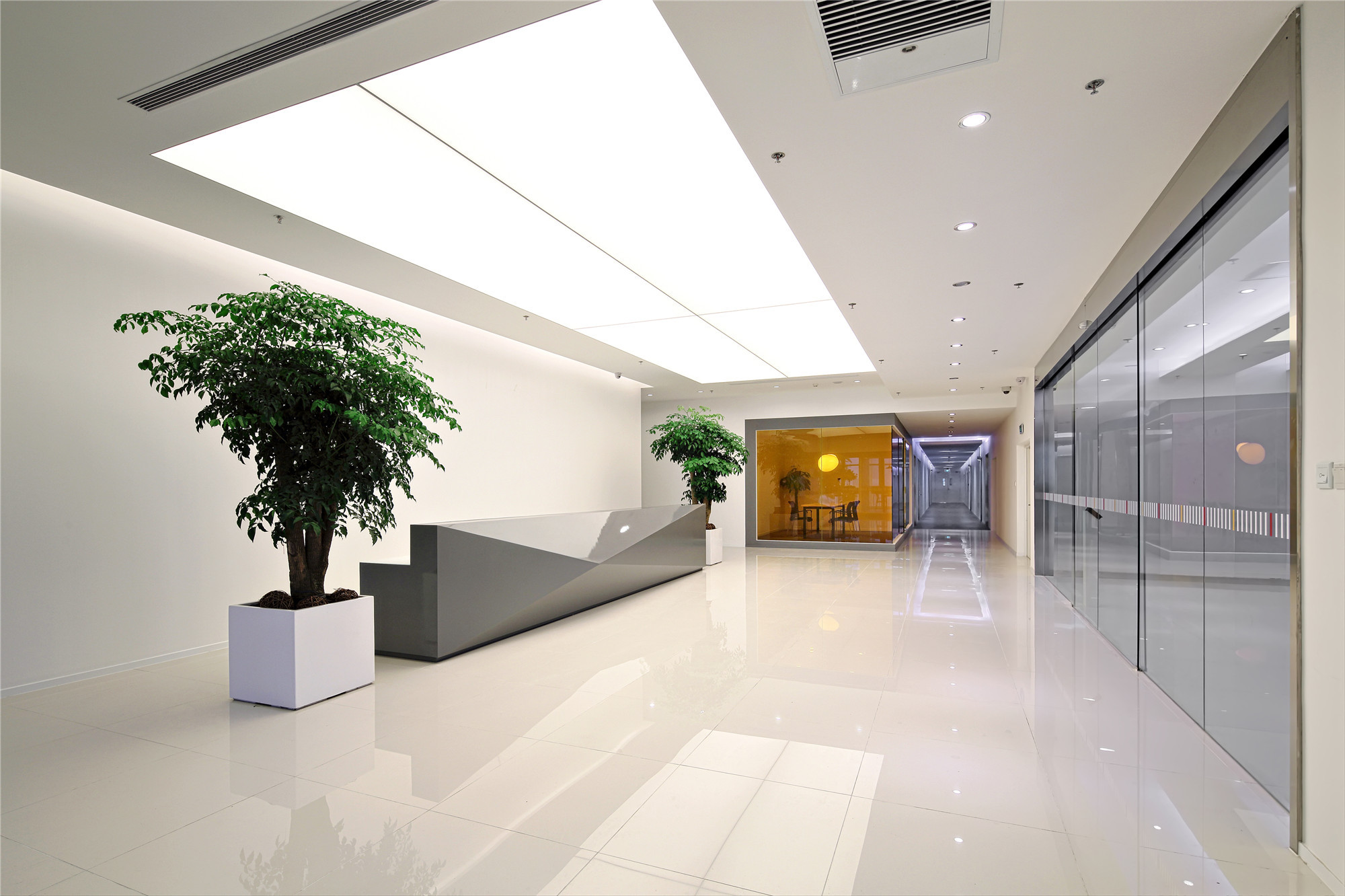 現(xiàn)代時尚辦公室裝修設計效果圖-第3張圖片-上海古都建筑設計集團