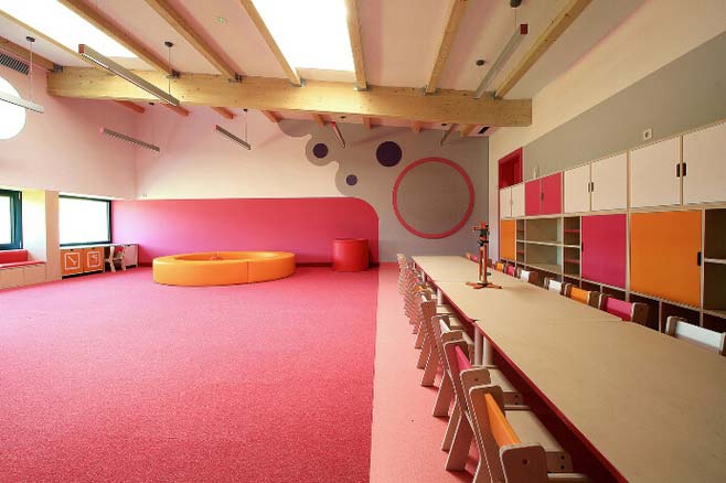 空曠明亮幼兒園裝修設(shè)計-第4張圖片-上海古都建筑設(shè)計集團(tuán) 空曠明亮幼兒園裝修設(shè)計-第4張圖片-上海古都建筑設(shè)計集團(tuán)