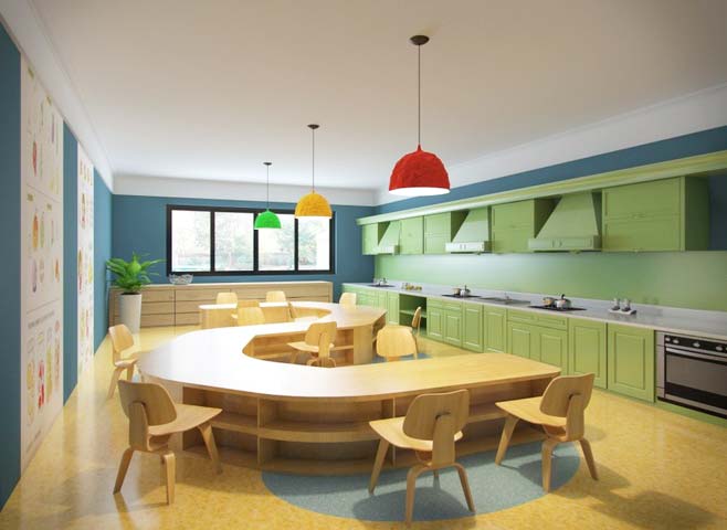 空曠明亮幼兒園裝修設(shè)計-第6張圖片-上海古都建筑設(shè)計集團(tuán) 空曠明亮幼兒園裝修設(shè)計-第6張圖片-上海古都建筑設(shè)計集團(tuán)