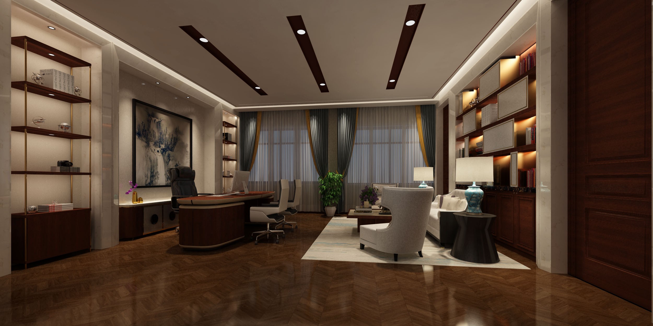 虹口區(qū)復式奢華辦公室裝修設計-第4張圖片-上海古都建筑設計集團 虹口區(qū)復式奢華辦公室裝修設計-第4張圖片-上海古都建筑設計集團