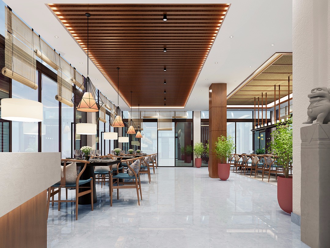 中式休閑辦公室休息區(qū)裝修設計-第1張圖片-上海古都建筑設計集團
