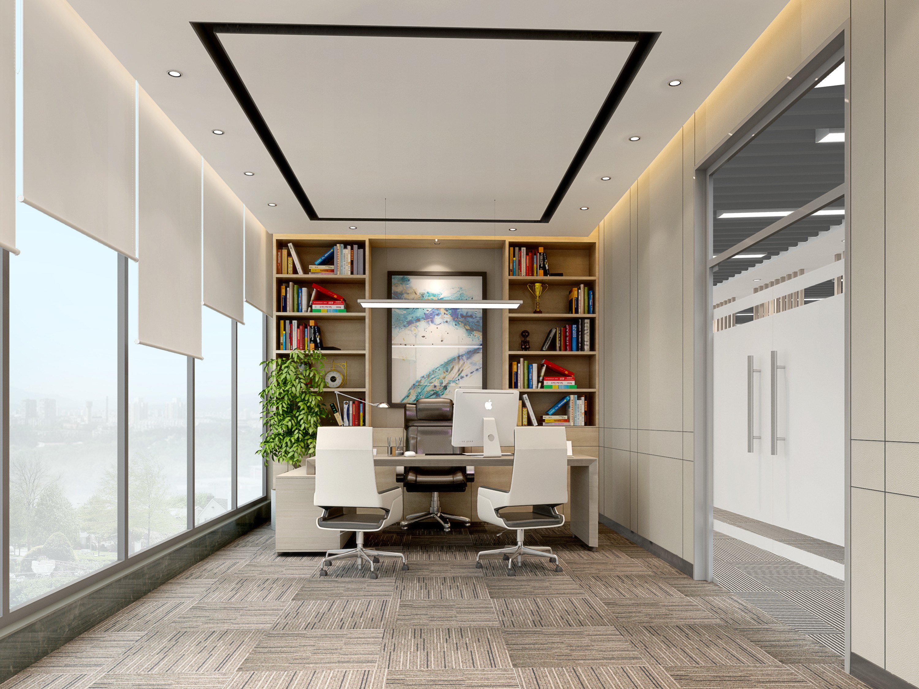 簡約明了辦公室裝修設(shè)計(jì)-第11張圖片-上海古都建筑設(shè)計(jì)集團(tuán) 簡約明了辦公室裝修設(shè)計(jì)-第11張圖片-上海古都建筑設(shè)計(jì)集團(tuán)