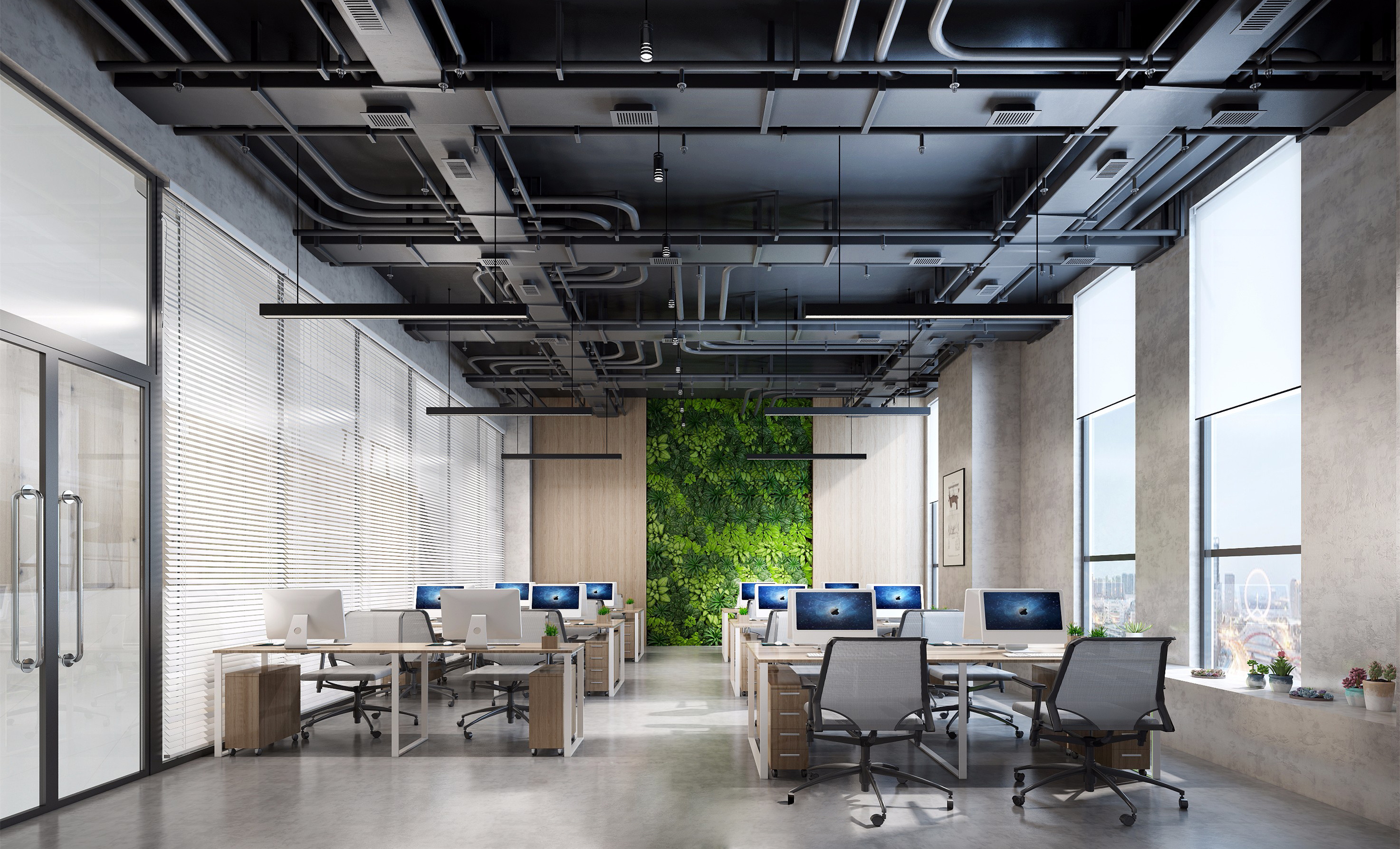 長寧區(qū)工業(yè)風(fēng)辦公室裝修設(shè)計(jì)-第3張圖片-上海古都建筑設(shè)計(jì)集團(tuán) 長寧區(qū)工業(yè)風(fēng)辦公室裝修設(shè)計(jì)-第3張圖片-上海古都建筑設(shè)計(jì)集團(tuán)