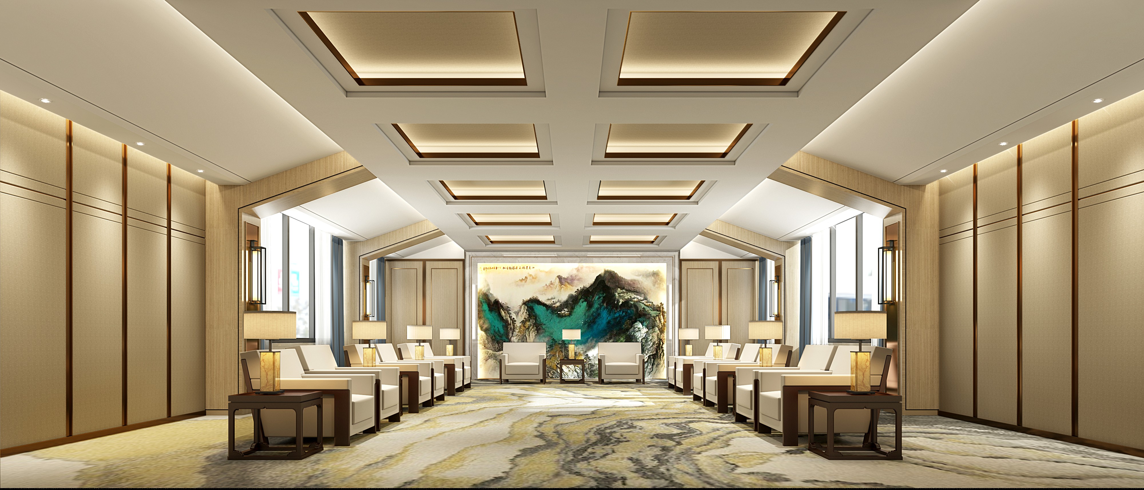 大型簡(jiǎn)約會(huì)議室裝修設(shè)計(jì)-第7張圖片-上海古都建筑設(shè)計(jì)集團(tuán) 大型簡(jiǎn)約會(huì)議室裝修設(shè)計(jì)-第7張圖片-上海古都建筑設(shè)計(jì)集團(tuán)
