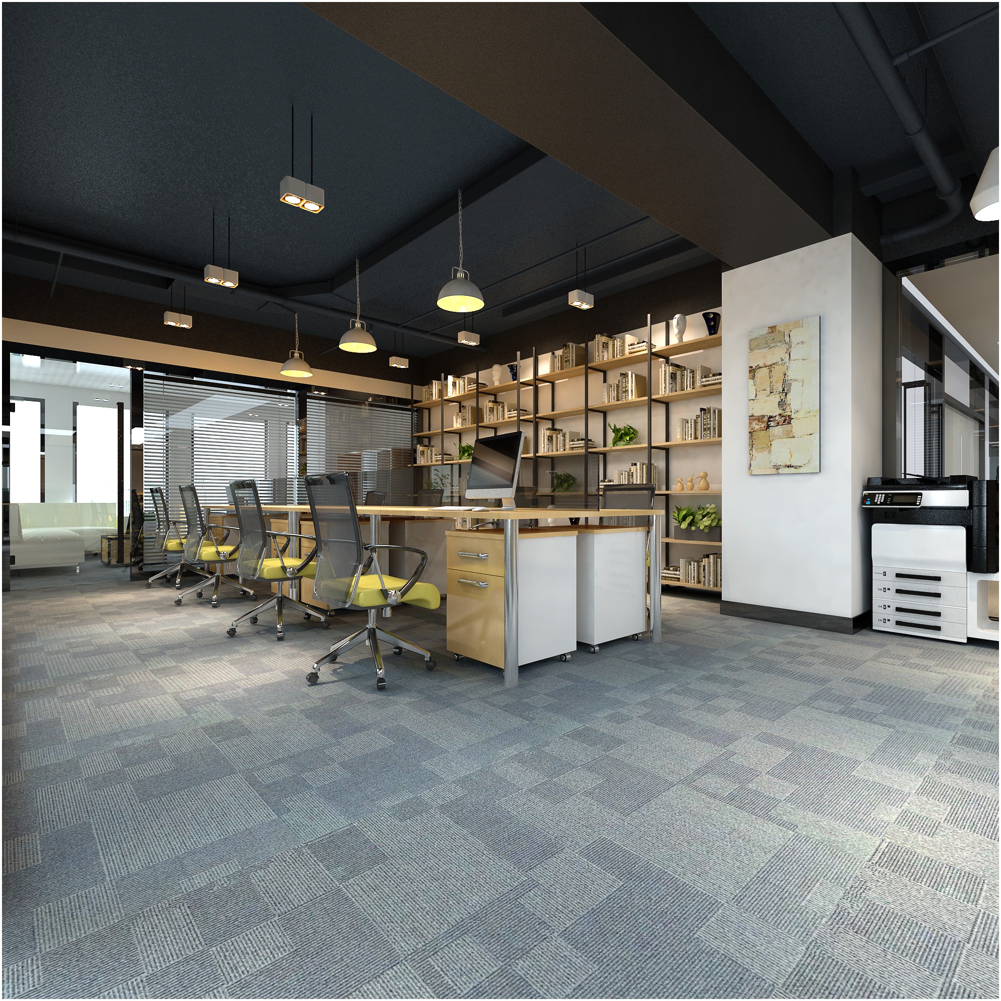 現(xiàn)代文藝辦公室裝修設(shè)計(jì)-第3張圖片-上海古都建筑設(shè)計(jì)集團(tuán) 現(xiàn)代文藝辦公室裝修設(shè)計(jì)-第3張圖片-上海古都建筑設(shè)計(jì)集團(tuán)