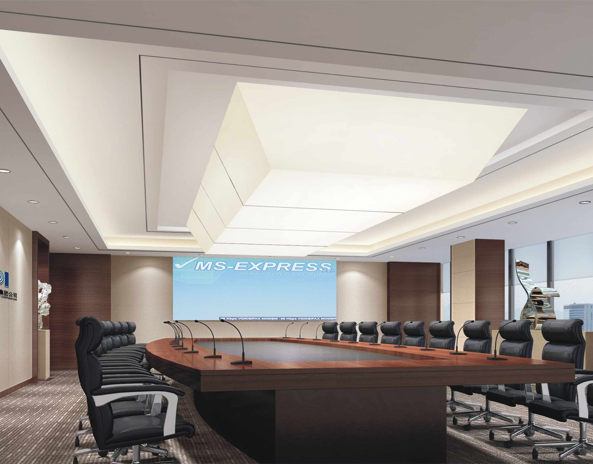 橫琴島辦公室裝修設計-第4張圖片-上海古都建筑設計集團 橫琴島辦公室裝修設計-第4張圖片-上海古都建筑設計集團