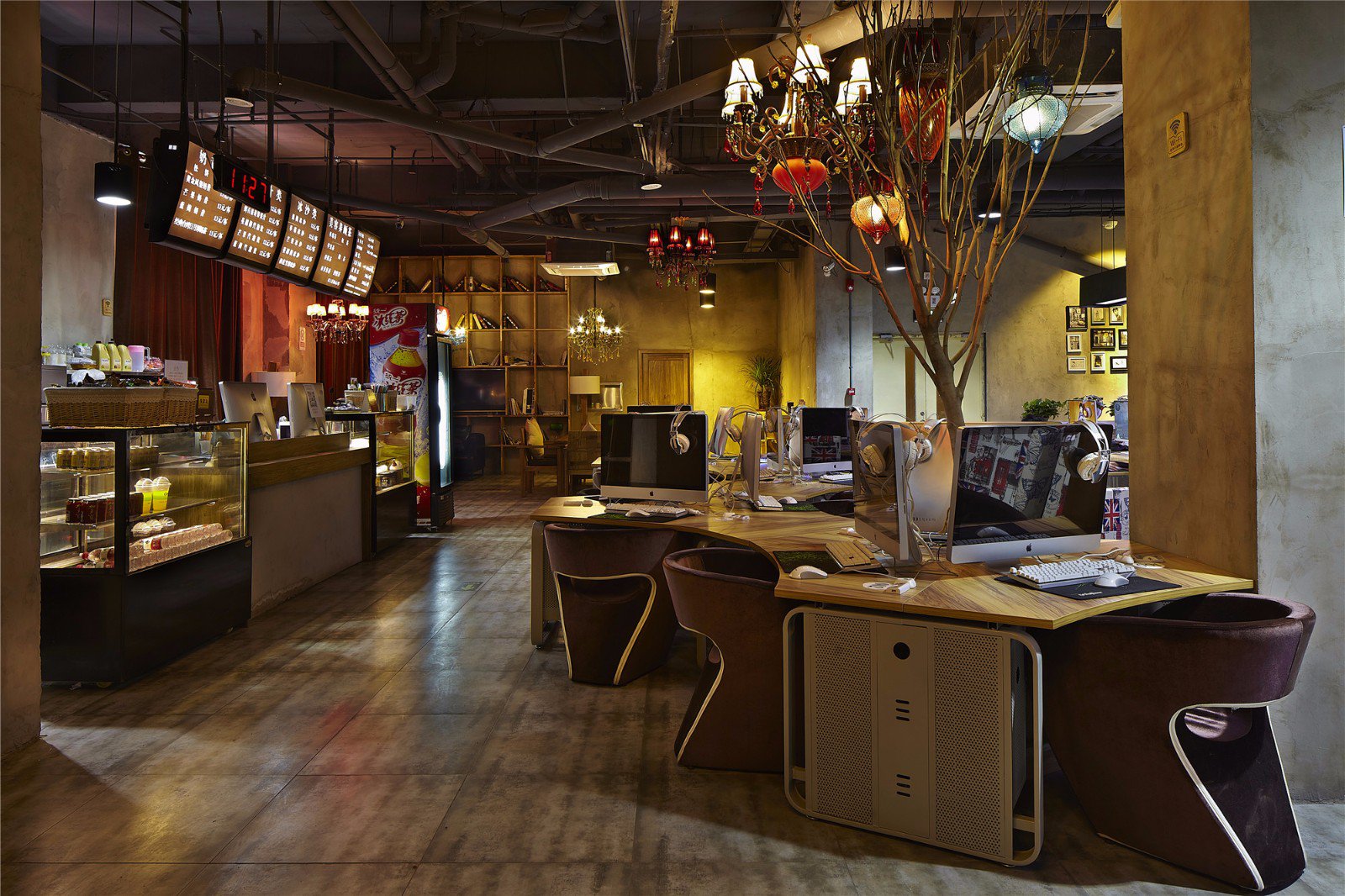 復(fù)古工業(yè)風(fēng)網(wǎng)吧裝修設(shè)計-第5張圖片-上海古都建筑設(shè)計集團(tuán) 復(fù)古工業(yè)風(fēng)網(wǎng)吧裝修設(shè)計-第5張圖片-上海古都建筑設(shè)計集團(tuán)