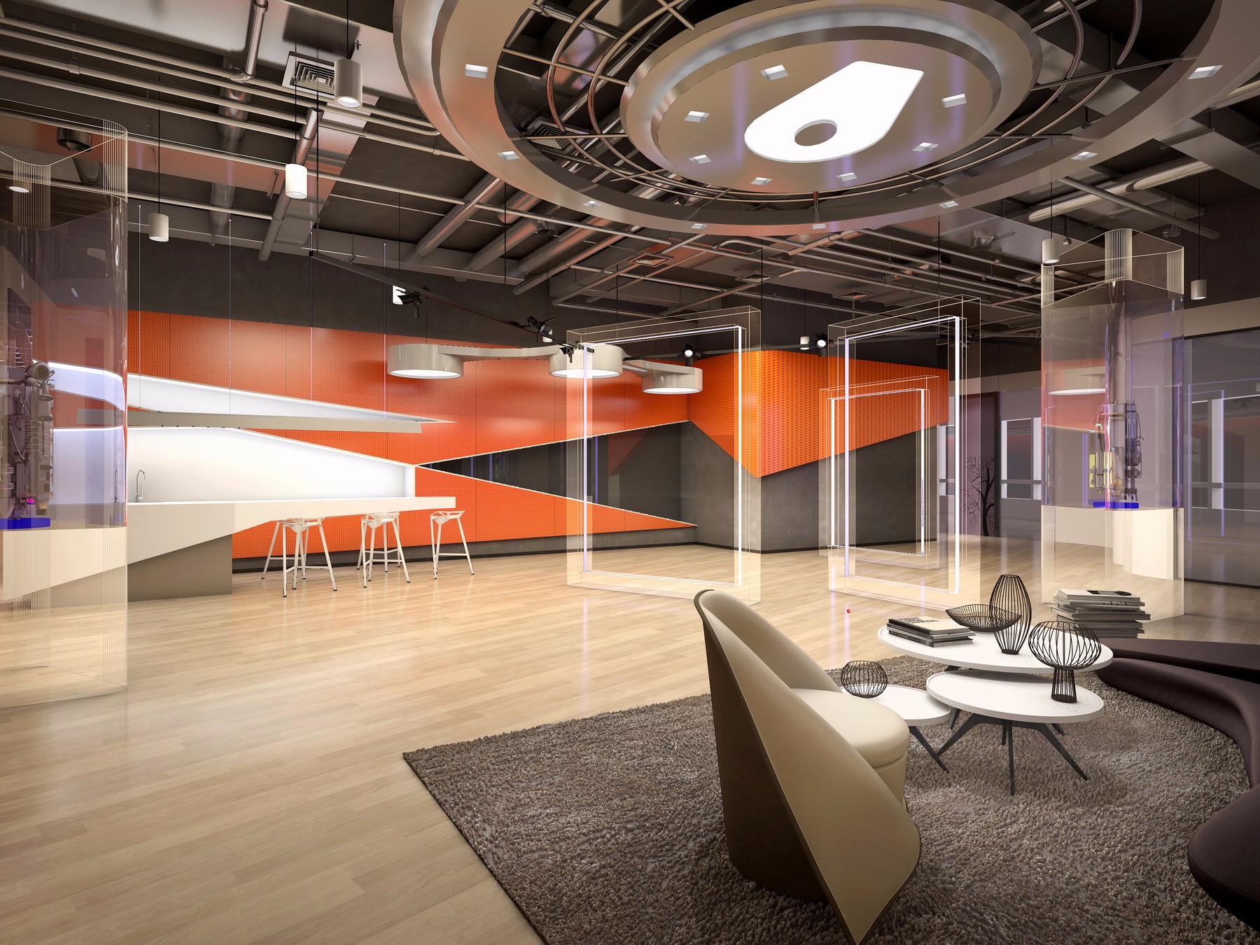 普陀區(qū)現(xiàn)代科技風(fēng)格辦公室裝修設(shè)計-第7張圖片-上海古都建筑設(shè)計集團(tuán) 普陀區(qū)現(xiàn)代科技風(fēng)格辦公室裝修設(shè)計-第7張圖片-上海古都建筑設(shè)計集團(tuán)