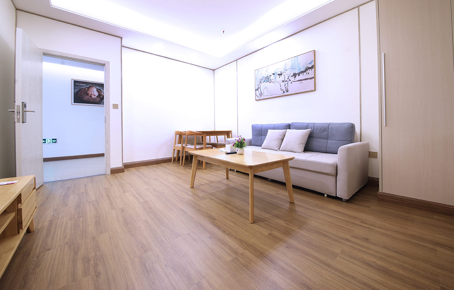 小型現(xiàn)代簡約月子中心裝修設(shè)計-第2張圖片-上海古都建筑設(shè)計集團(tuán)