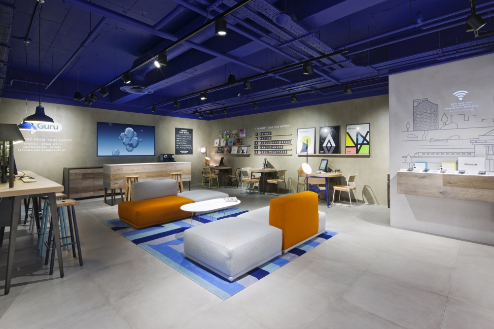 工業(yè)風(fēng)格手機(jī)店裝修設(shè)計-第2張圖片-上海古都建筑設(shè)計集團(tuán)