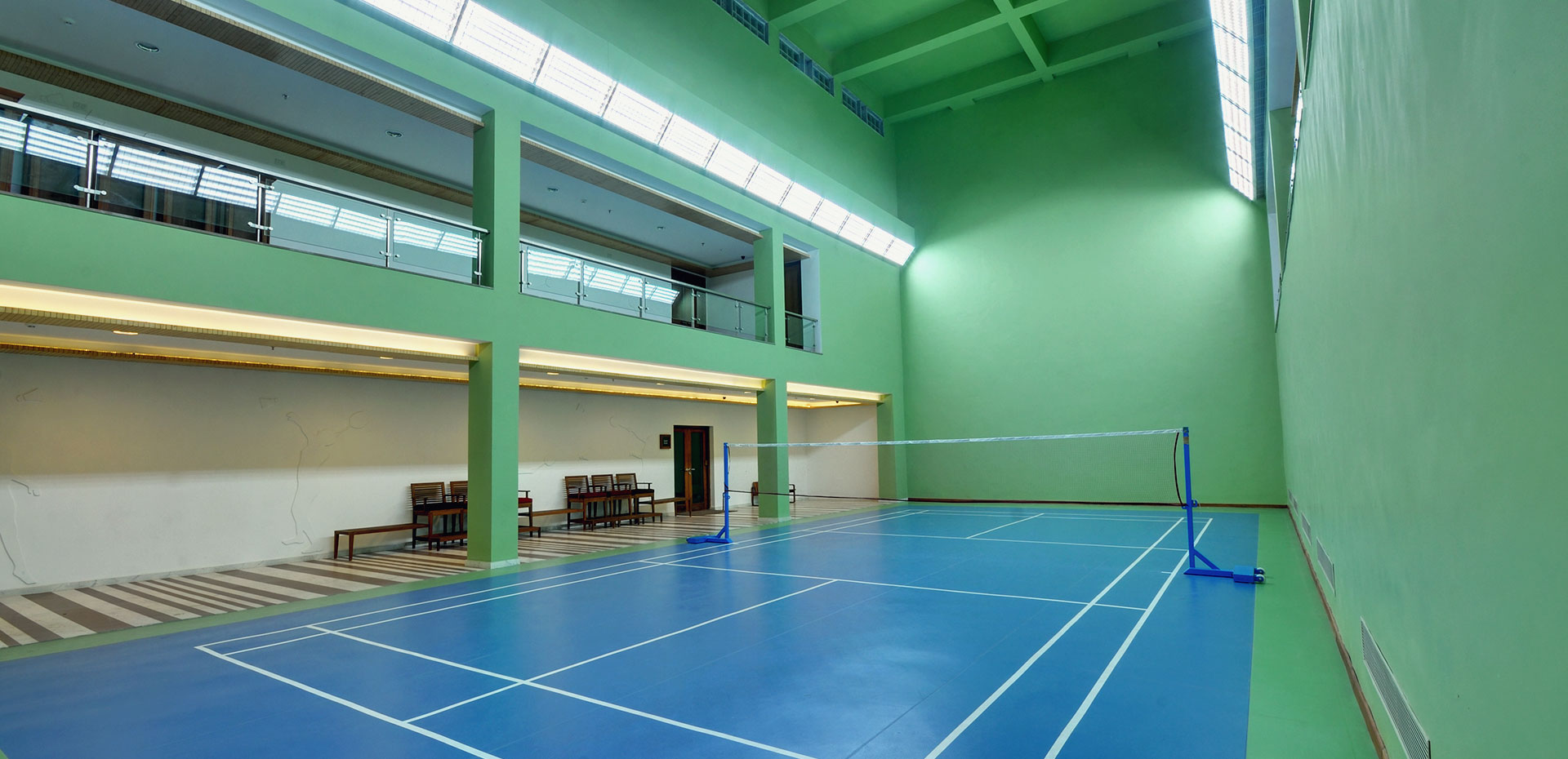 室內小型簡約羽毛球館裝修設計-第2張圖片-上海古都建筑設計集團 室內小型簡約羽毛球館裝修設計-第2張圖片-上海古都建筑設計集團