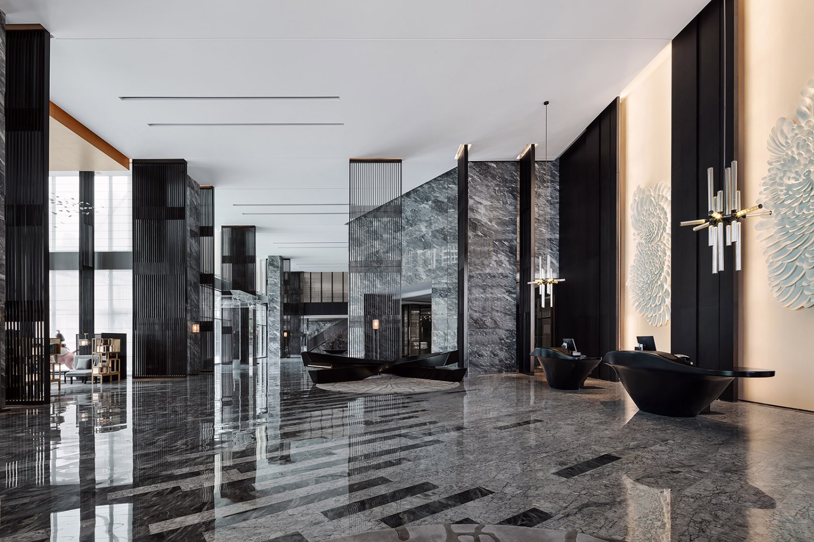 古典奢華風(fēng)格辦公樓大廳裝修設(shè)計(jì)-第3張圖片-上海古都建筑設(shè)計(jì)集團(tuán) 古典奢華風(fēng)格辦公樓大廳裝修設(shè)計(jì)-第3張圖片-上海古都建筑設(shè)計(jì)集團(tuán)