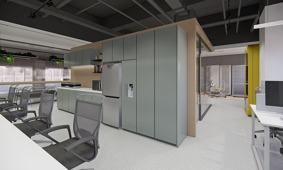 簡約科技風(fēng)格辦公室裝修設(shè)計-第5張圖片-上海古都建筑設(shè)計集團(tuán)