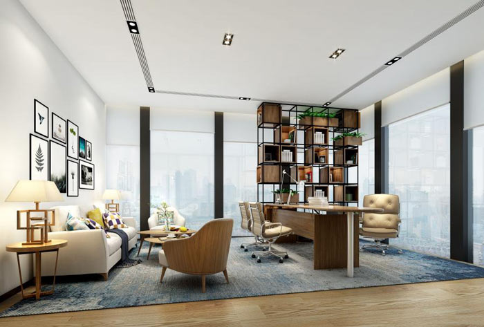 奢華經(jīng)理辦公室裝修設(shè)計-第3張圖片-上海古都建筑設(shè)計集團 奢華經(jīng)理辦公室裝修設(shè)計-第3張圖片-上海古都建筑設(shè)計集團