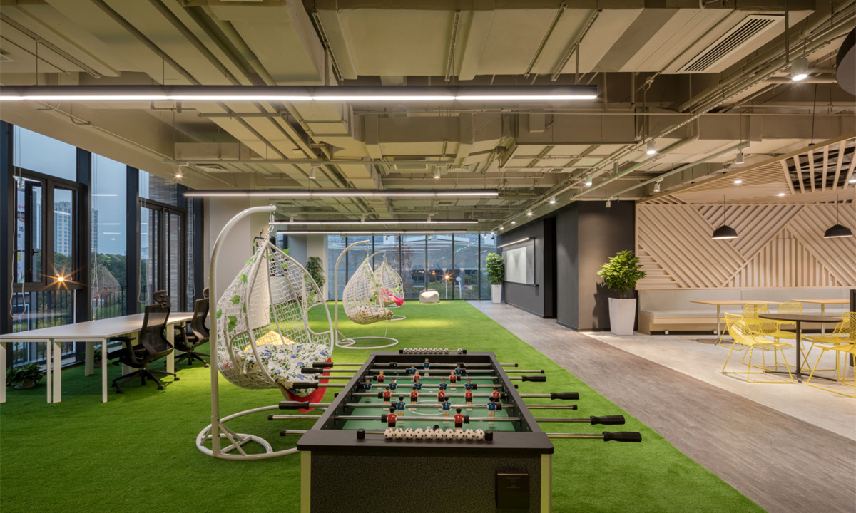 科技時尚風格辦公室裝修設(shè)計-第3張圖片-上海古都建筑設(shè)計集團 科技時尚風格辦公室裝修設(shè)計-第3張圖片-上海古都建筑設(shè)計集團