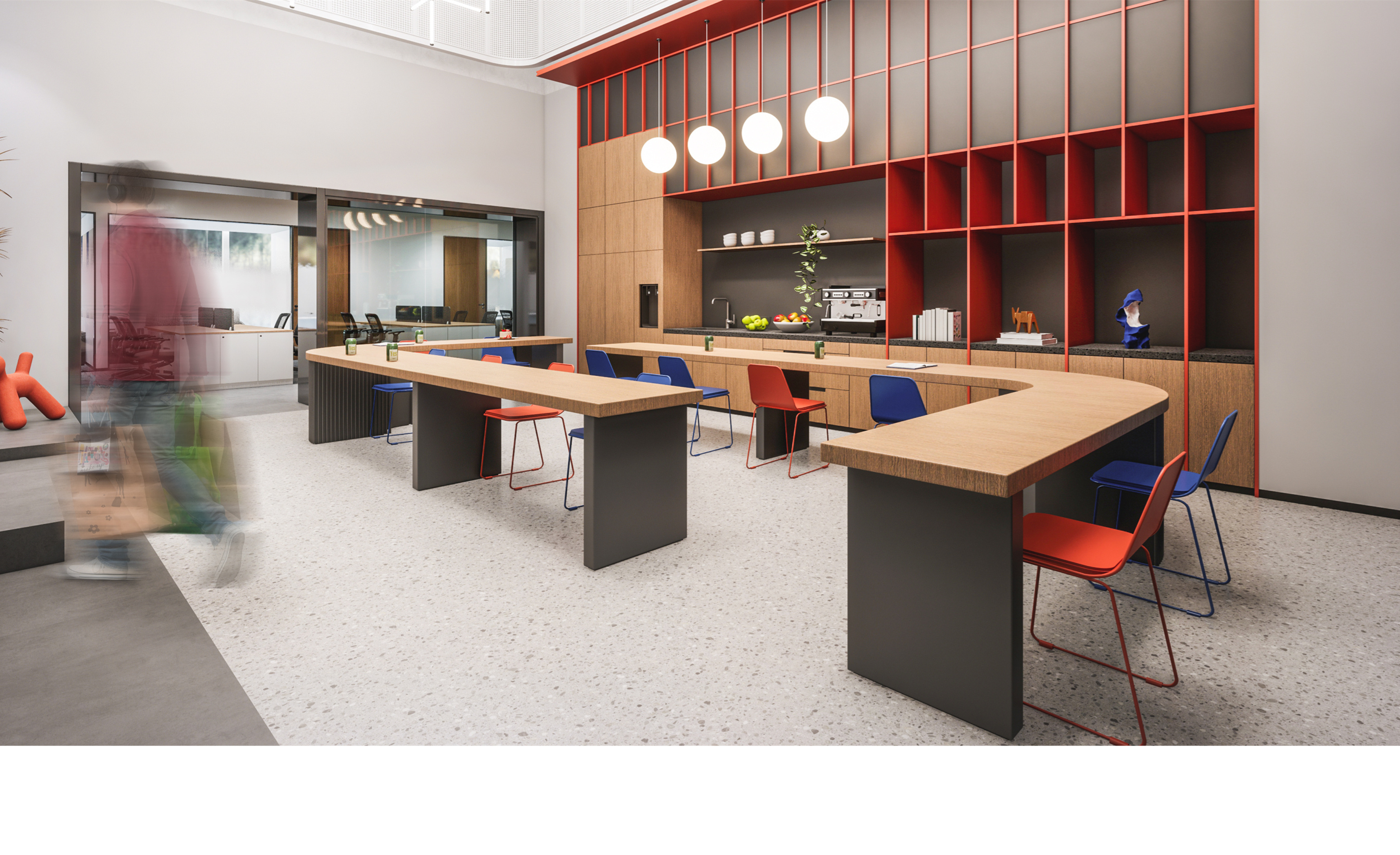 科技復式風格辦公室裝修-第2張圖片-上海古都建筑設計集團 科技復式風格辦公室裝修-第2張圖片-上海古都建筑設計集團