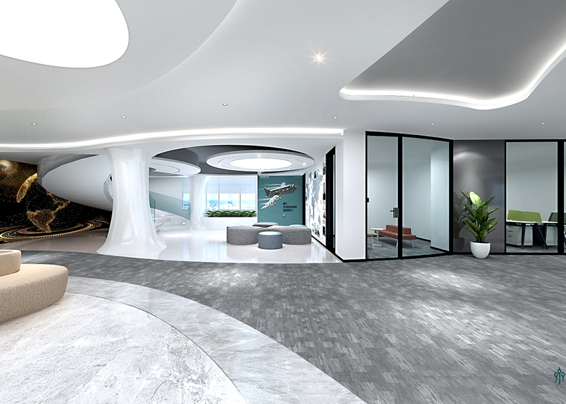 2200平科技公司辦公室設(shè)計裝潢效果-第2張圖片-上海古都建筑設(shè)計集團(tuán) 2200平科技公司辦公室設(shè)計裝潢效果-第2張圖片-上海古都建筑設(shè)計集團(tuán)