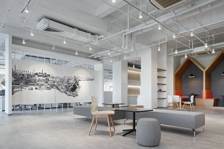 上海楊浦辦公室裝修660平米空間辦公室效果-第7張圖片-上海古都建筑設(shè)計集團(tuán) 上海楊浦辦公室裝修660平米空間辦公室效果-第7張圖片-上海古都建筑設(shè)計集團(tuán)