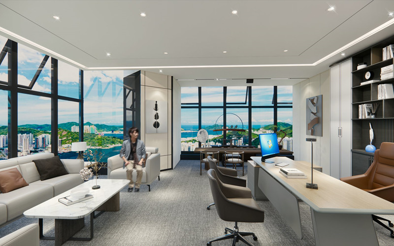 光電公司總部辦公室設(shè)計裝修項目-第5張圖片-上海古都建筑設(shè)計集團 光電公司總部辦公室設(shè)計裝修項目-第5張圖片-上海古都建筑設(shè)計集團