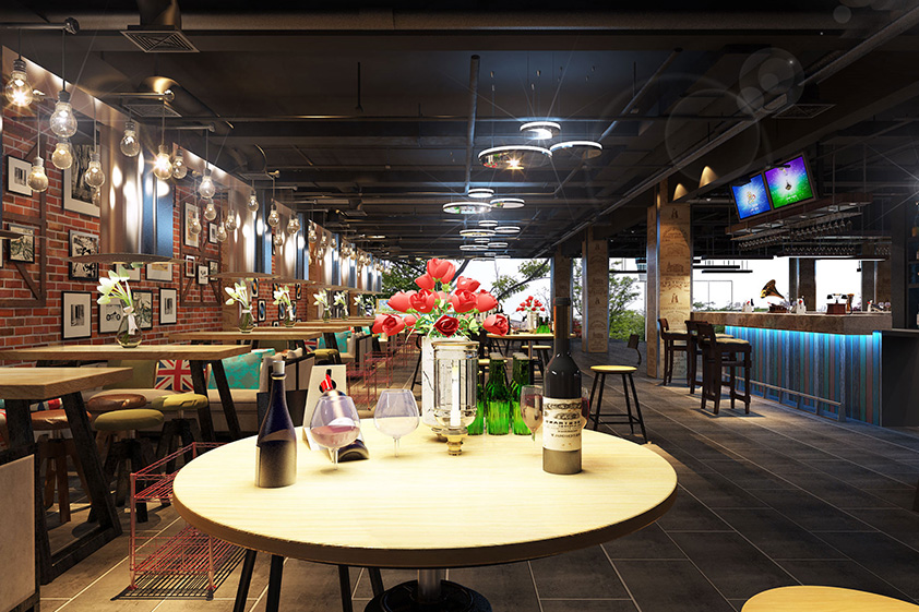 200平燒烤店鋪設(shè)計(jì)裝潢實(shí)景圖-第4張圖片-上海古都建筑設(shè)計(jì)集團(tuán) 200平燒烤店鋪設(shè)計(jì)裝潢實(shí)景圖-第4張圖片-上海古都建筑設(shè)計(jì)集團(tuán)