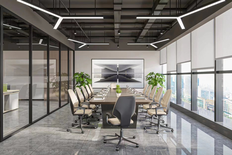 新能源科技公司辦公室設計布局方案-辦公室裝修設計效果圖-第3張圖片-上海古都建筑設計集團 新能源科技公司辦公室設計布局方案-辦公室裝修設計效果圖-第3張圖片-上海古都建筑設計集團