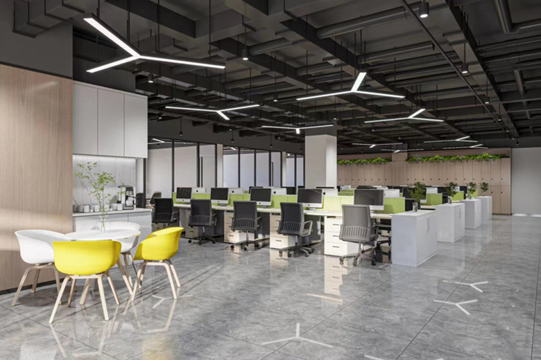 新能源科技公司辦公室設計布局方案-辦公室裝修設計效果圖-第1張圖片-上海古都建筑設計集團 新能源科技公司辦公室設計布局方案-辦公室裝修設計效果圖-第1張圖片-上海古都建筑設計集團